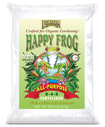 Vista 8 de FoxFarm Happy Frog Fertilizante multiusos – Fertilizante de liberación lenta para flores, verduras y plantas ornamentales – Contiene microbios
