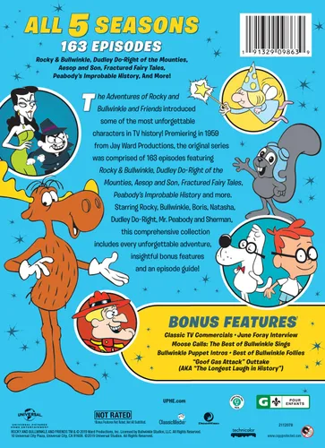 Vista 2 de The Adventures of Rocky and Bullwinkle and Friends The Complete Series (DVD)