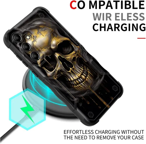 Vista 744 de Funda para Galaxy A14 5G, [Doble Capa][Protección contra Caídas de Grado Militar de 10 Pies] [Antideslizante] Funda Resistente a Prueba de Golpes