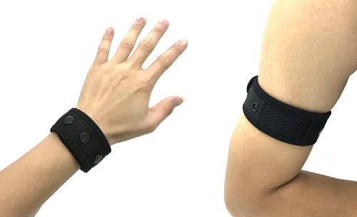 Vista 4 de Wanty Pulsera de brazo con hebilla ajustable, correa de tobillo con bolsa de malla para Fitbit ONE/Fitbit Flex 2/Fitbit ALTA/ALTA HR/Activity