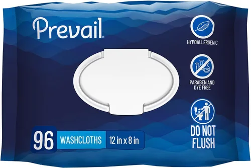 Vista 8 de Prevail Soft Pack - Toallitas de incontinencia unisex para adultos, toallitas desechables para adultos para hombres y mujeres, 12 x 8 pulgadas, 288