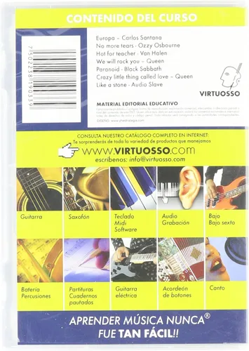 Vista 2 de Riffs Guitarra Eléctrica Vol.2 (Curso De Solos Fantásticos En La Guitarra Eléctrica Vol.2) SOLO ESPAÑOL