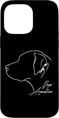 Vista 21 de Funny Proud Dogo Argentino Profile Dog Mom Dog Dog Case para iPhone 17