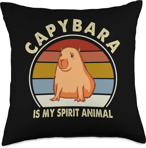 Vista 5 de Almohada de relleno Capybara Capy Bara Capibara Stuff Cappy Barra