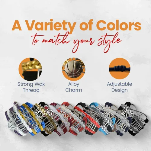 Vista 3 de Infinity Collection - Pulsera de baloncesto de regalo para equipos y jugadores