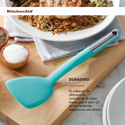 Vista 4 de KitchenAid Volteador corto, 12 pulgadas, Aqua Aguamarina