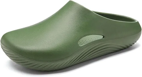 Vista 8 de Armadillo - Zuecos de jardín para mujeres y hombres, zapatos de enfermera, antideslizantes, sandalias de chef, zuecos de cocina, resistentes al