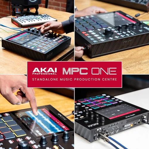 Vista 7 de AKAI Professional MPC One – Drum Machine, Sampler & MIDI Controller with Beat Pads, Synth Engines, Standalone Operation and Touch Display
