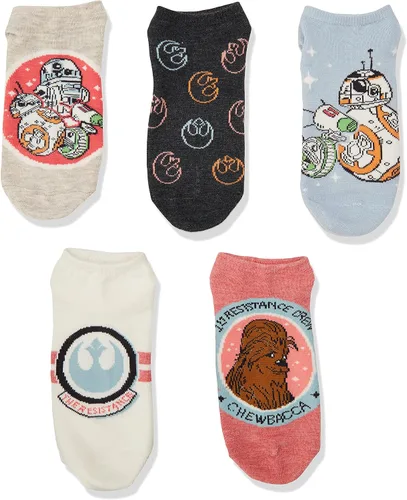 Vista 2 de Star Wars Paquete de 5 calcetines para mujer