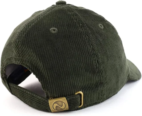 Vista 3 de Trendy Apparel Shop Gorra de béisbol de pana de algodón sin estructurar