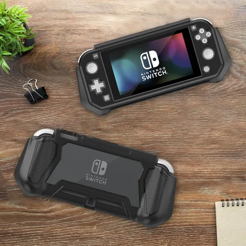 Vista 7 de Switch Lite - Funda protectora compatible con Nintendo Switch Lite, Kmasic de protección resistente de cuerpo completo, protector de pantalla