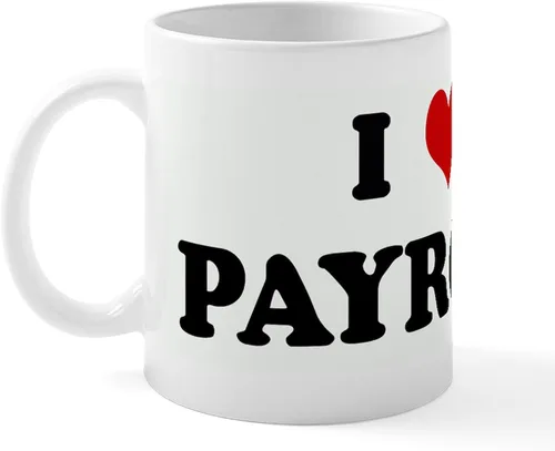 Vista 48 de CafePress Coffee Then Payroll Mugs - Taza de café de cerámica (11 oz)