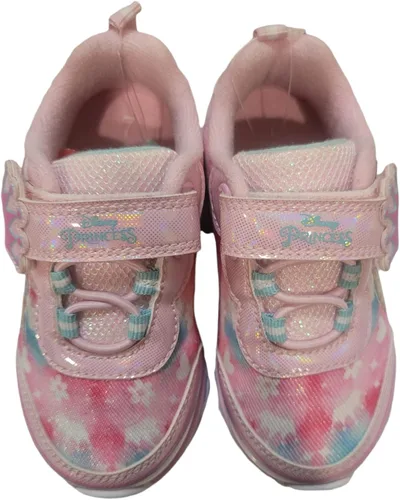 Vista 7 de Disney Princesses - Tenis deportivos iluminados, color rosa (bebé), talla 10