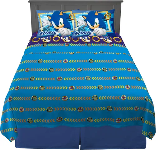 Vista 39 de Franco - Juego de sábanas de microfibra súper suave para niños, tamaño matrimonial, Baby Shark