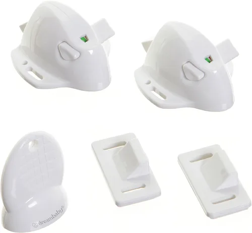 Vista 9 de Dreambaby Llave de repuesto de repuesto para cerradura magnética adhesiva Dreambaby (1 unidad), apta para cerraduras magnéticas adhesivas Dreambaby