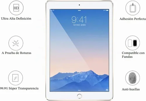 Vista 4 de Ailun Protector de pantalla para iPad/iPad Pro 9.7 pulgadas, iPad Air 1