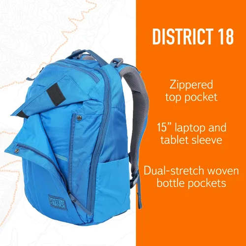 Vista 5 de Mystery Ranch DISTRICT - Mochila de viaje para uso diario al aire libre, Salpicadura
