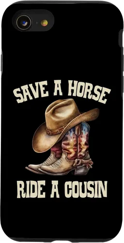 Vista 13 de Funda para iPhone 11 Pro Save A Horse Ride A Cousin All Trash No Trailer Trash Y'all