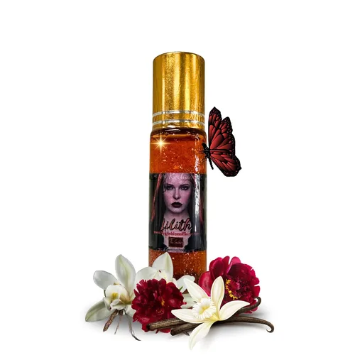 Vista 30 de Aceite Roll-On de La Diosa de la Llama – Perfume Ritual Infundido con Feromonas, Unisex 10ml Hoodoo, Wicca, Pagano, Conjuro, Apto para la TSA