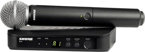 Vista 11 de Sistema de micrófono inalámbrico Shure BLX24/SM58 - Vida de batería de 14 horas, rango de 300 pies, UHF Incluye micrófono vocal de mano SM58
