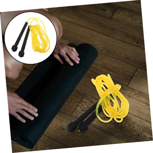 Vista 9 de BESPORTBLE 7pcs Adjustable PVC Skipping Rope with Anti-slip Handles for Boxing Fitness Speed Jumping Weight Loss Training Outdoor Exercise Equipment
