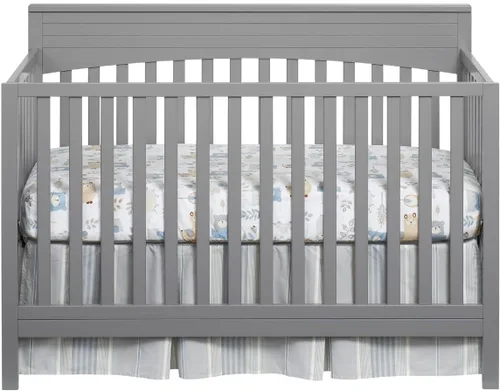 Vista 7 de Oxford Baby Harper - Cuna convertible 4 en 1, gris paloma, certificado GreenGuard Gold Gris (Dove Gray)