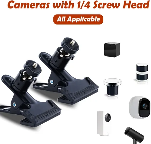 Vista 3 de Annrybor Soporte de pared de 14 tornillo mini soporte para HTC ViveValve IndexVive PRO Base Station, soporte de pared de metal universal para sensor