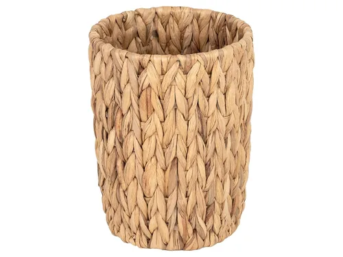 Vista 13 de StorageWorks Cubo de basura de mimbre, cesta de basura de mimbre para baño Marrón (Jacinto de agua)