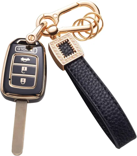 Vista 34 de Funda para llavero Benz, cordón de cuero con protección para llave inteligente, compatible con Clase A, Clase C, Clase G, Clase E y Clase S 2017-2021