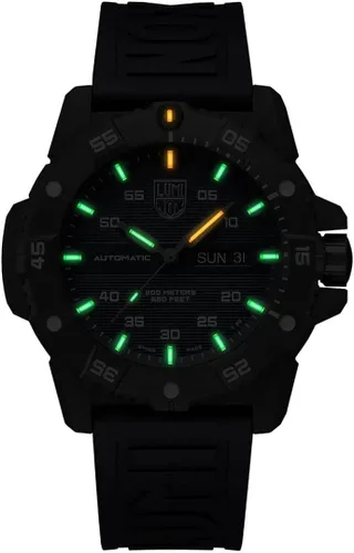 Vista 2 de Luminox Master Carbon Seal AzulNegro 1.772 in Reloj de buceo analógico automático para hombre, Azul, Reloj de buceo