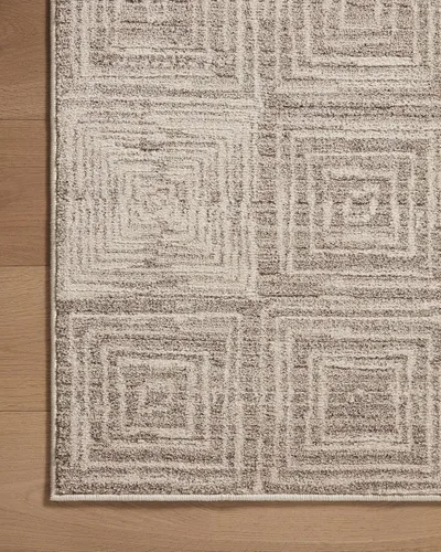 Vista 6 de Loloi Darby - Alfombra decorativa de 2 pies y 7 pulgadas x 4 pies DAR-05 Approx. 3x4 Entryway Kitchen, Contemporary, Sophisticated, Cozy
