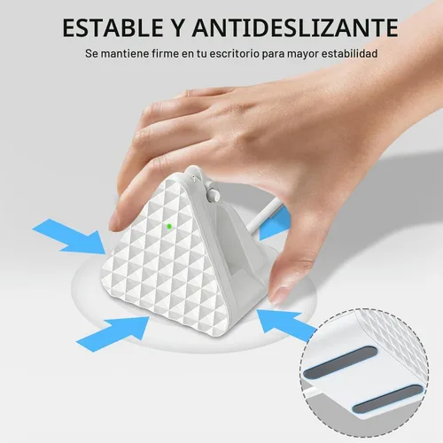 Vista 4 de Soporte de carga inteligente para lentes y cable compatible con Ray-Ban Meta Wayfarer Headliner Skyler, base de carga portátil USB-C para lentes