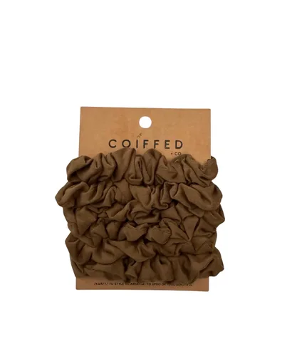 Vista 3 de Coleteros de viscosa de bambú para mujer, ligas para el cabello sin arrugas, agarre suave para cabello grueso y fino, bandas elásticas transpirables