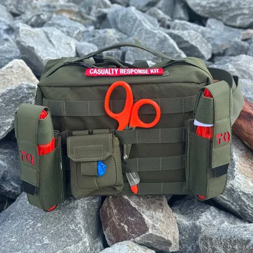 Vista 4 de Rescue Essentials Active Shooter - Kit de respuesta a accidentes - OD Green