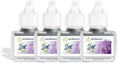 Vista 8 de Scent Fill Ambientador enchufable de sidra de manzana, 4 recambios de aceite perfumado