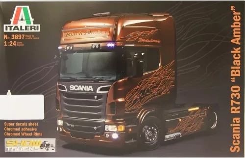 Vista 4 de Italeri Scania R730 Kit de modelo "Negro Ámbar