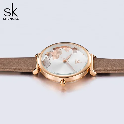 Vista 4 de SHENGKE Fashion Watch Simple Decent Casual Fashion Quartz Watch (Less is More) Watch