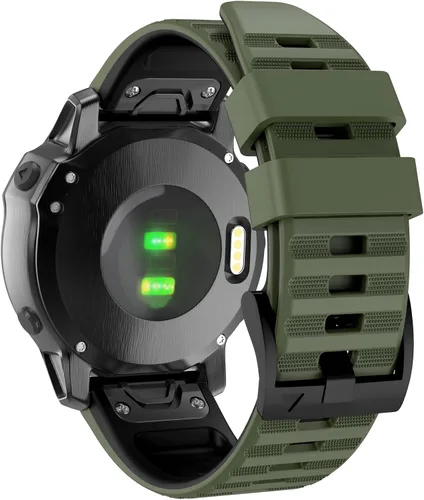 Vista 2 de ISABAKE Compatible con Fenix 6 Watch Band para Fenix 6 Pro/Fenix 5/Fenix 5 Plus/Fenix 7/Forerunner 935/Forerunner 945/Approach S60/Quatix 5