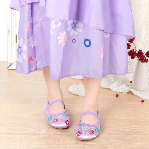 Vista 3 de THEE BRON Zapatos de vestir para niñas pequeñas Ballet Mary Jane Flats