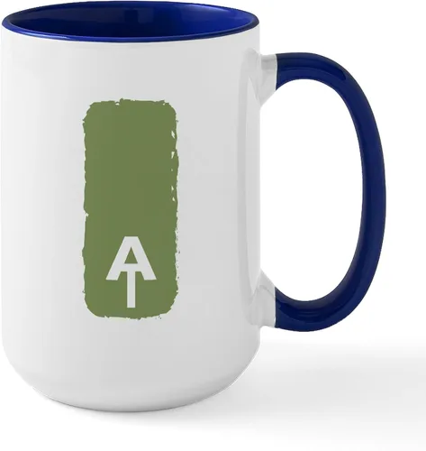 Vista 8 de CafePress Appalachian Trail - Taza de café de cerámica (15.0 fl oz)