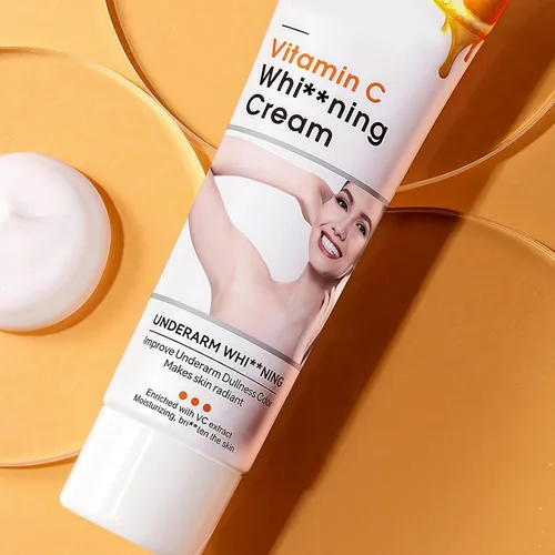 Vista 6 de Q.Z.Art Crema facial y corporal con vitamina C Aclarante para Axilas, Zonas Íntimas y Manchas Corporales - 1.76 oz