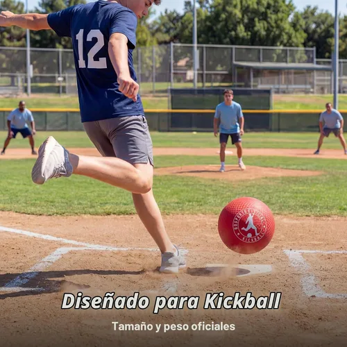 Vista 2 de GoSports Official Kickball with Pump (2 Pack), 10