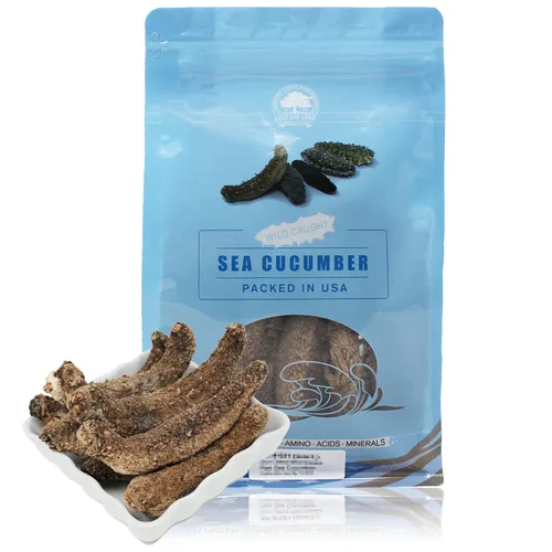 Vista 9 de DOL Wild Alaska Red Sea Pepino 9-12pcs 7-9 años 9-12 (pepino de mar seco)- en caja grande 8oz/caja Caja Grande-8 onzas