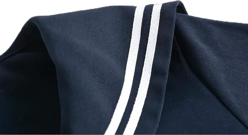 Vista 3 de XCJLW Disfraz de marinero de uniforme japonés para niñas con calcetines