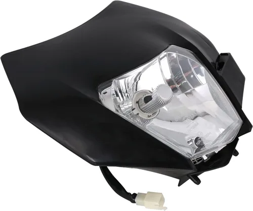 Vista 2 de AnXin Faro delantero universal para motocicleta SX SXF XC XCW EXC XCF CRF YZF KLX RMZ TX 50 85 125 150 250 300 350 450 500 525 Enduro Supermoto negro