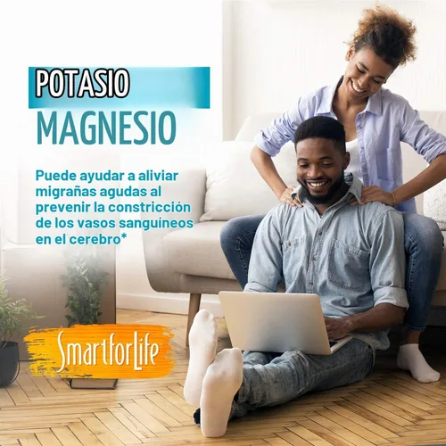 Vista 6 de Smart for Life Suplemento de potasio y magnesio, 30 cápsulas veganas, sin