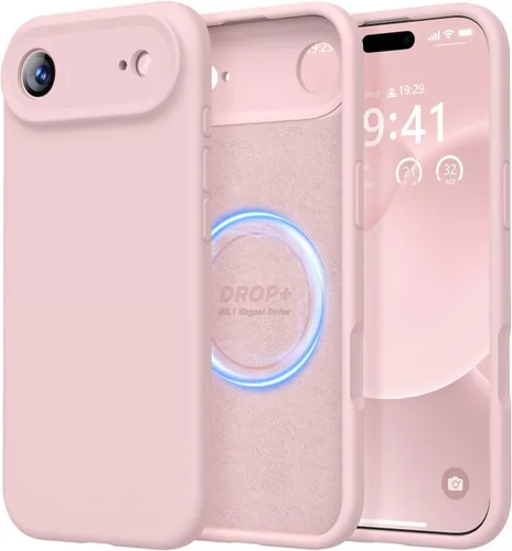 Vista 353 de LOVE 3000 Diseñada para Funda iPhone Air, Silicona Premium [Compatible con Magsafe][Forro de Microfibra Suave Anti-Rayones] Funda Protectora