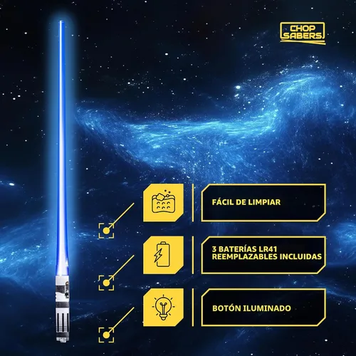 Vista 5 de Palillos Chop Sabers Light Up Lightsaber, 4 pares
