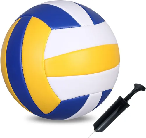 Vista 11 de ABAJI Pelota oficial de voleibol más gruesa de poliuretano impermeable antiexplosión 15+ años para niños y niñas, juego de entrenamiento