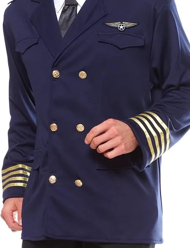 Vista 3 de Costume Culture Disfraz de piloto para hombre